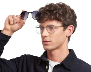 Óculos de Grau Carrera Clip On Dourado Polarizado CA368C OIT-51