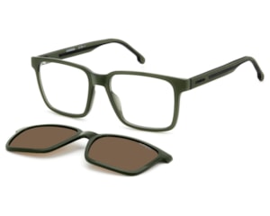 Óculos de Grau Carrera Clip On Polarizado Verde Militar CA8069/CS TBO-53