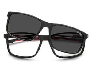 Óculos de Grau Carrera Clip On Preto Polarizado CA8933/C BLX-56