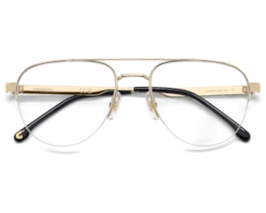 Óculos de Grau Carrera Dourado Preto CA385 RHL-55