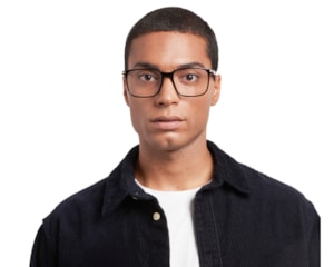 Óculos de Grau Carrera Preto CA374 OIT-58