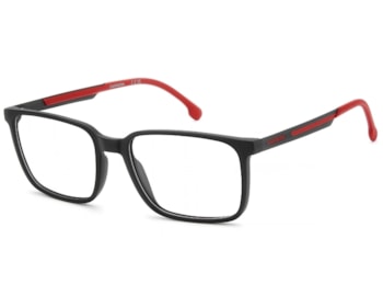 Óculos de Grau Carrera Preto Fosco e Vermelho CA8943 BLX-56
