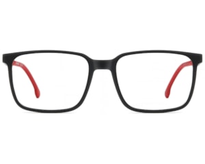 Óculos de Grau Carrera Preto Fosco e Vermelho CA8943 BLX-56