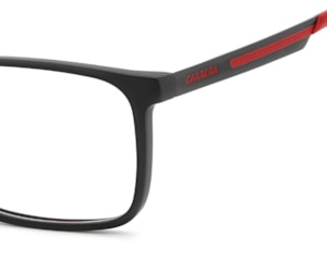 Óculos de Grau Carrera Preto Fosco e Vermelho CA8943 BLX-56