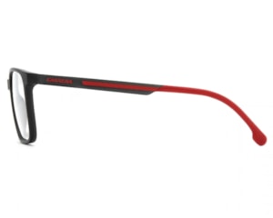 Óculos de Grau Carrera Preto Fosco e Vermelho CA8943 BLX-56