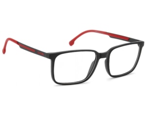 Óculos de Grau Carrera Preto Fosco e Vermelho CA8943 BLX-56