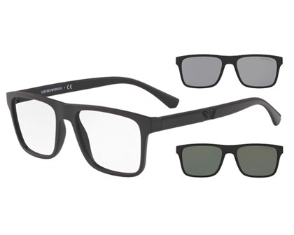 Óculos de Grau Clip On Emporio Armani EA4115 58011W-54