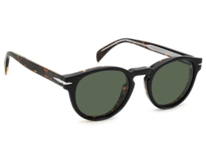 Óculos de Grau David Beckham Clip On Havana Polarized DB7104/CS 086-49