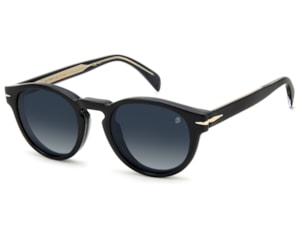 Óculos de Grau David Beckham Clip On Preto Polarized DB7104/CS 807-49