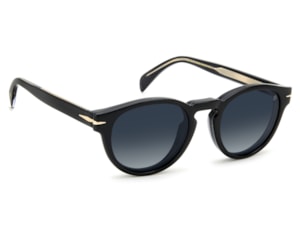 Óculos de Grau David Beckham Clip On Preto Polarized DB7104/CS 807-49