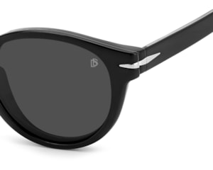  Óculos de Grau David Beckham Clip On Preto Polarized DB7104/CS 80799-49