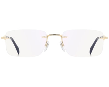 Óculos de Grau David Beckham Dourado DB1202 RHL-55