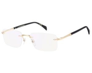 Óculos de Grau David Beckham Dourado DB1202 RHL-55