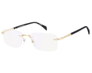 Óculos de Grau David Beckham Dourado DB1202 RHL-55