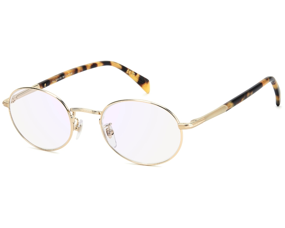Óculos de Grau David Beckham Dourado DB1203 HM2-50