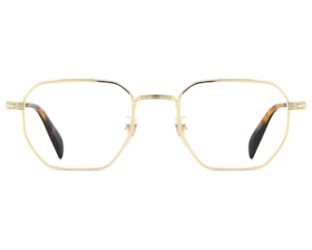 Óculos de Grau David Beckham Dourado DB1242 RHL-50