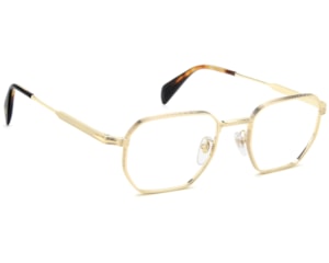 Óculos de Grau David Beckham Dourado DB1242 RHL-50