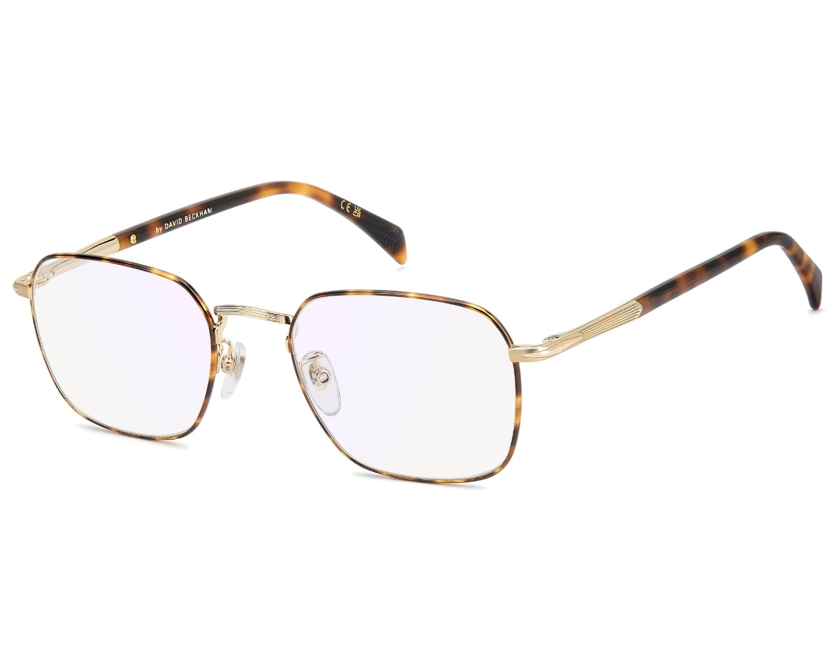 Óculos de Grau David Beckham Havana Dourado DB1204 06J-52