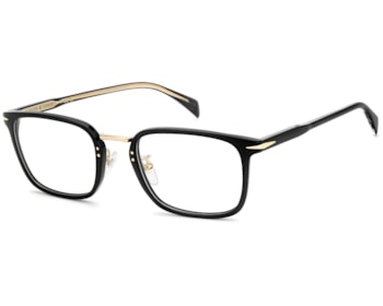Óculos de Grau David Beckham Preto Dourado DB1211/G 2M2-52