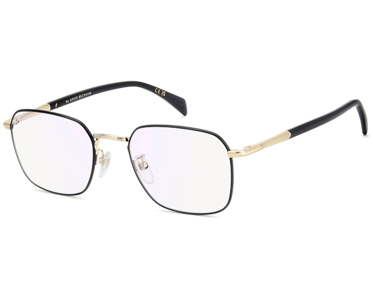 Óculos de Grau David Beckham Preto Fosco DB1204 RHL-52