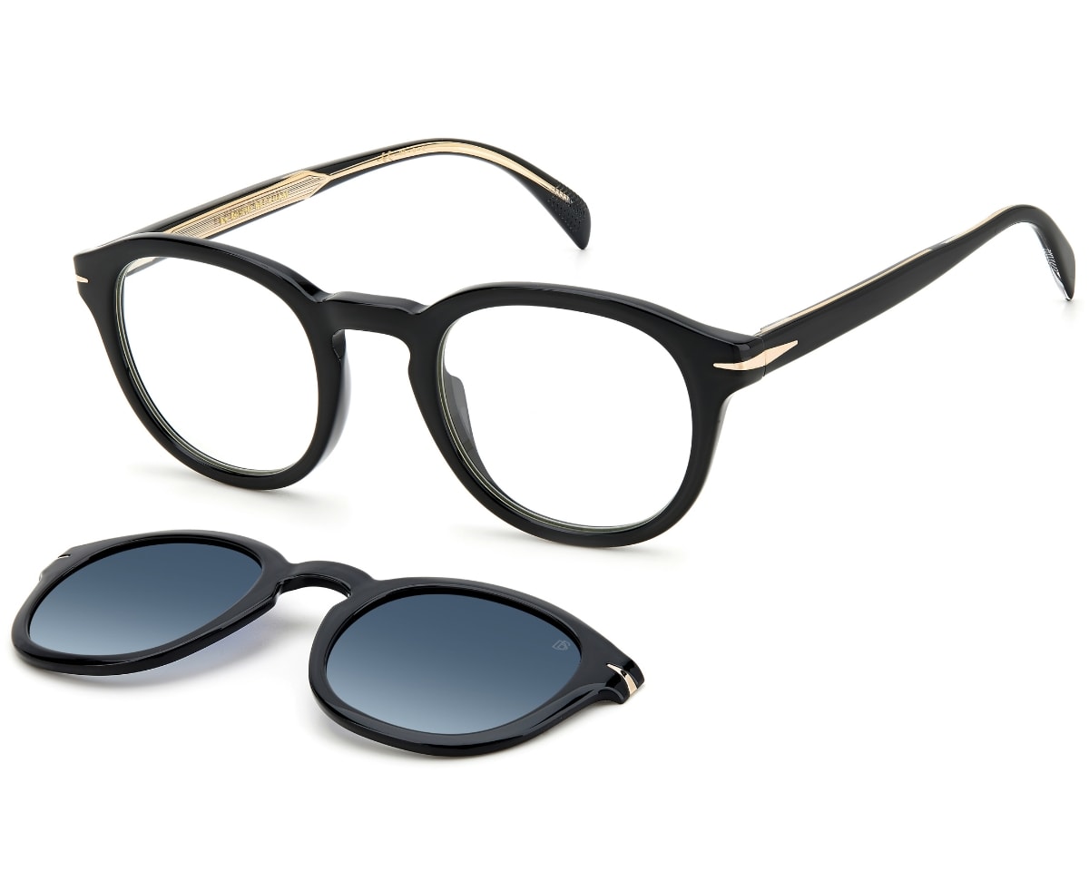 Óculos de Grau David Beckham Preto Polarized DB1080/CS 2M2-49