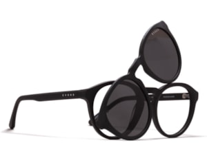 Óculos de Grau Evoke Clip On Round II A11 Matte Black Polarized