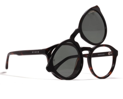 Óculos de Grau Evoke Clip On Round II G21 Havana Polarized