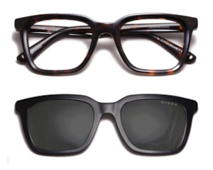 Óculos de Grau Evoke Clip On Square II G21 Havana Polarizado