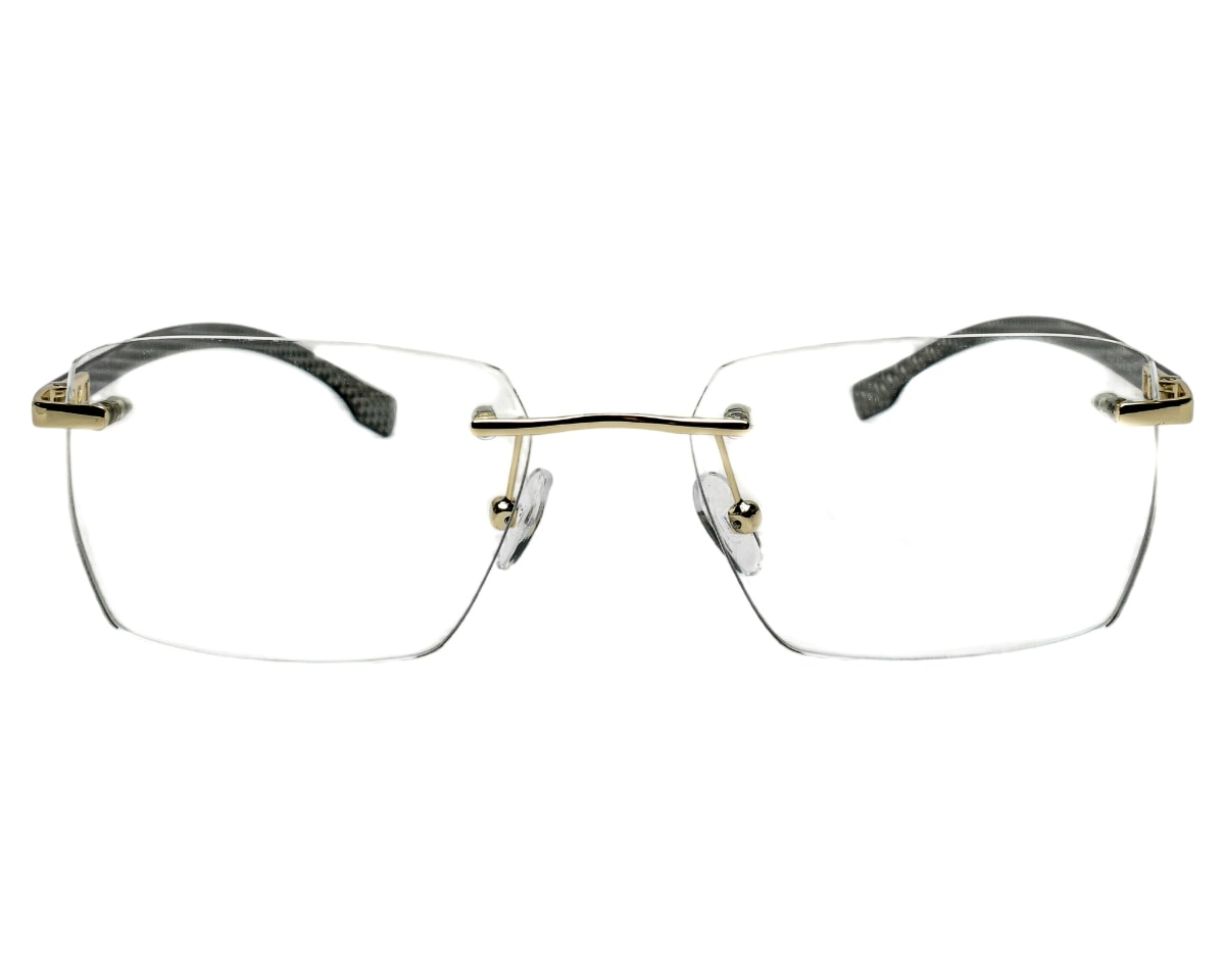 Óculos de Grau F. Sinclair Dourado Chumbo FS3034 C1-56