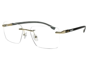 Óculos de Grau F. Sinclair Dourado Chumbo FS3034 C1-56