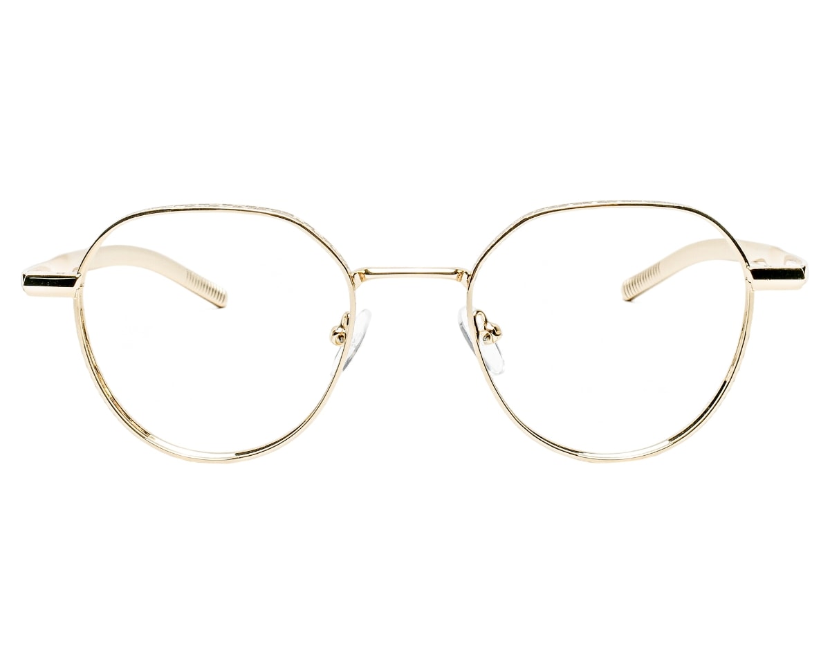 Óculos de Grau F. Sinclair Dourado FS4600 C1-49