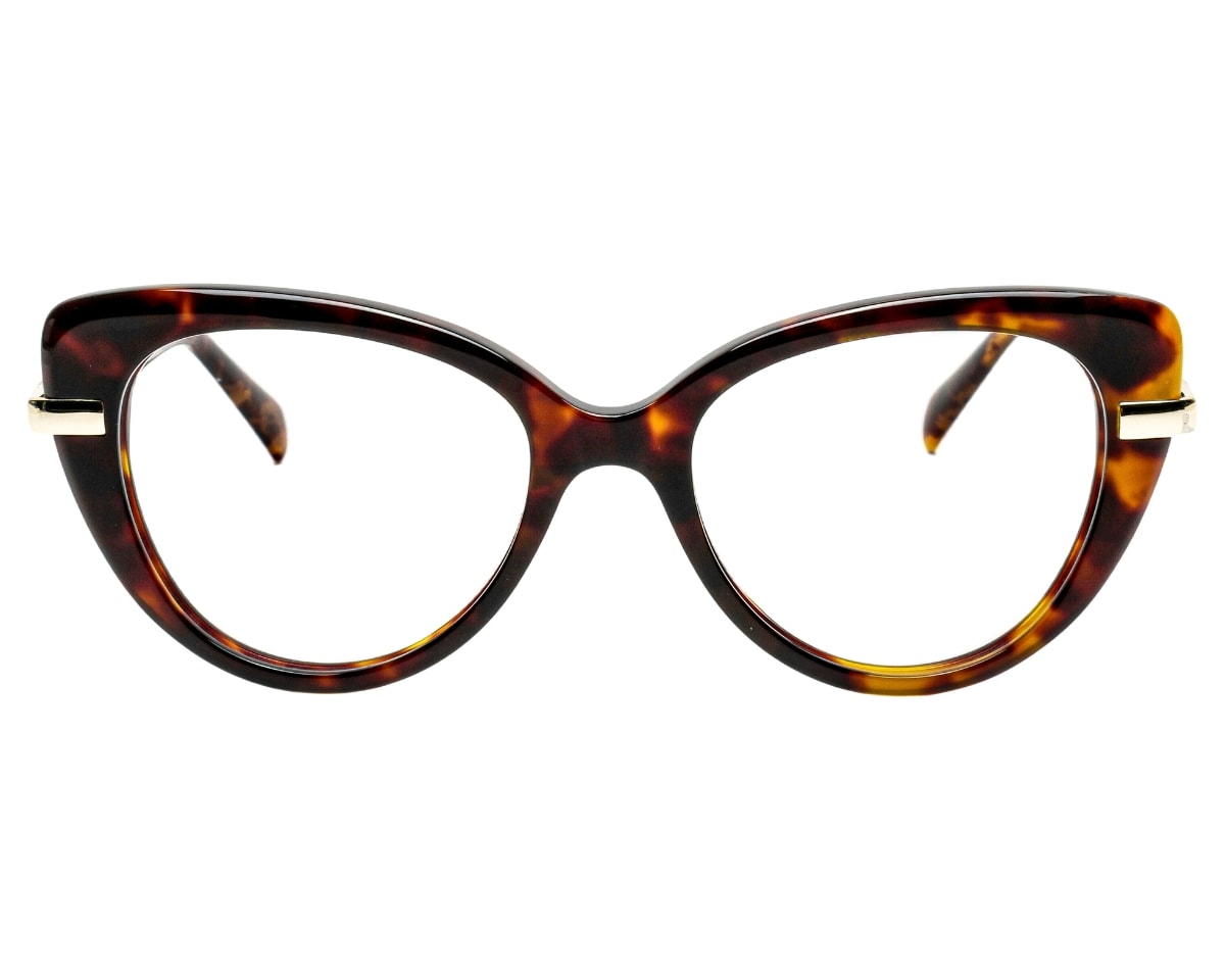 Óculos de Grau F. Sinclair Marrom Tartaruga MB1449 C5-51