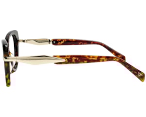 Óculos de Grau F. Sinclair Marrom Tartaruga MB1449 C5-51
