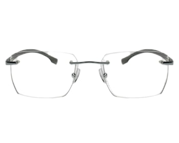 Óculos de Grau F. Sinclair Prata Chumbo FS3034 C4-56