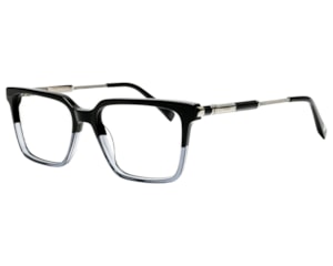 Óculos de Grau F. Sinclair Preto Azul Translúcido MB23021 C4-53