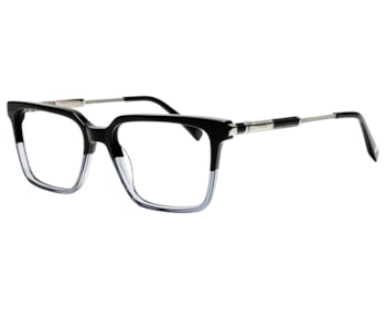 Óculos de Grau F. Sinclair Preto Azul Translúcido MB23021 C4-53