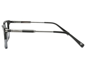 Óculos de Grau F. Sinclair Preto Azul Translúcido MB23021 C4-53