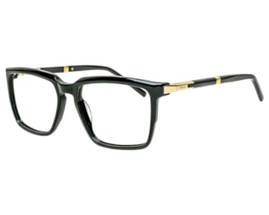 Óculos de Grau F. Sinclair Preto Brilho Dourado MB23014 C1-54