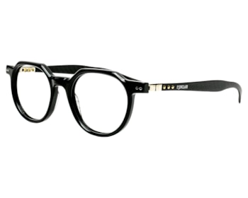 Óculos de Grau F. Sinclair Preto Brilho FS2111 C01-48