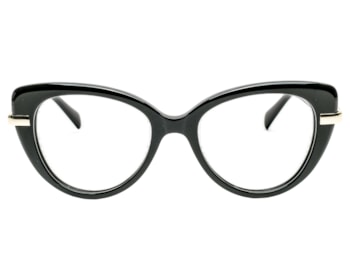  Óculos de Grau F. Sinclair  Preto Brilho MB1449 C1-51