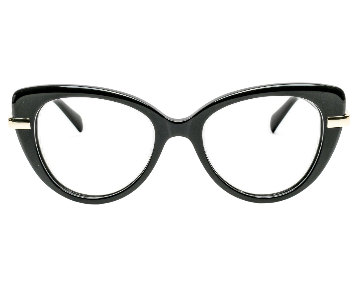  Óculos de Grau F. Sinclair  Preto Brilho MB1449 C1-51