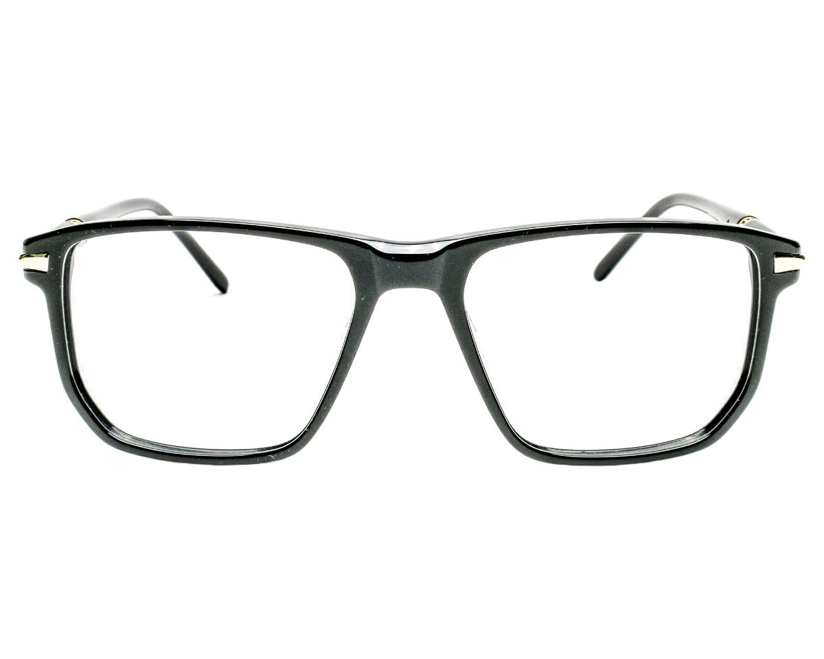 Óculos de Grau F. Sinclair Preto Brilho MB23016 C1-54