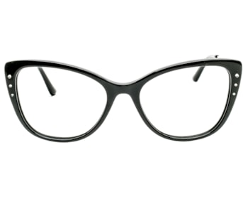 Óculos de Grau F. Sinclair Preto Brilho RY92008 C1-52