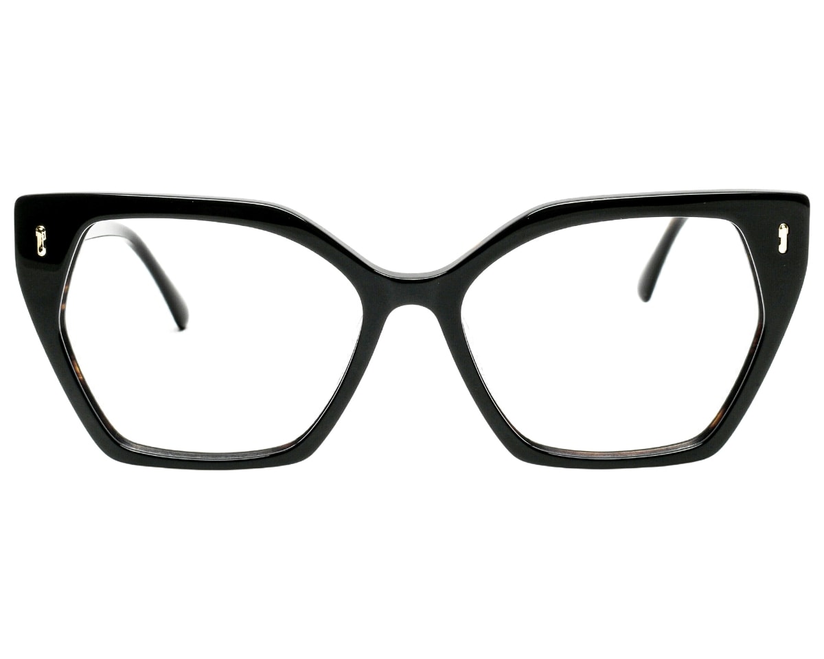 Óculos de Grau F. Sinclair Preto Brilho RY92012 C1-54