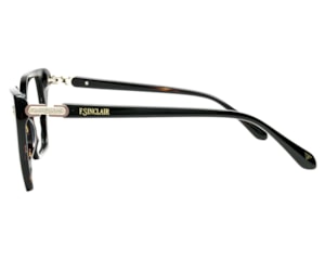 Óculos de Grau F. Sinclair Preto Brilho RY92012 C1-54