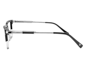 Óculos de Grau F. Sinclair Preto Brilho Translúcido MB23021 C5-53