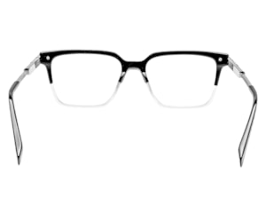 Óculos de Grau F. Sinclair Preto Brilho Translúcido MB23021 C5-53