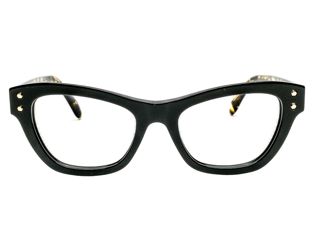 Óculos de Grau F. Sinclair Preto Marrom Tartaruga FS25049 C03-51