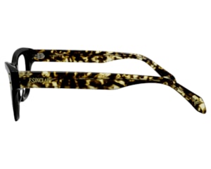 Óculos de Grau F. Sinclair Preto Marrom Tartaruga FS25049 C03-51