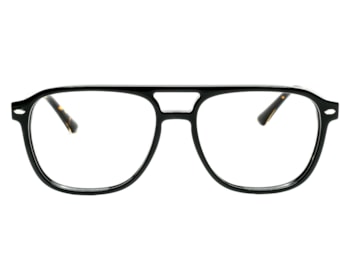 Óculos de Grau F. Sinclair Preto Marrom Tartaruga FS25094 C02-54